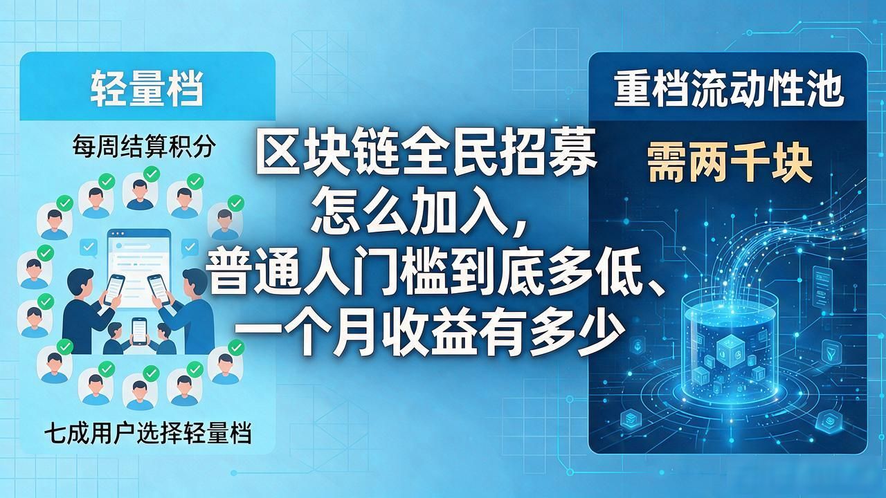 区块链全民招募_区块链全民招募_低门槛项目白皮书